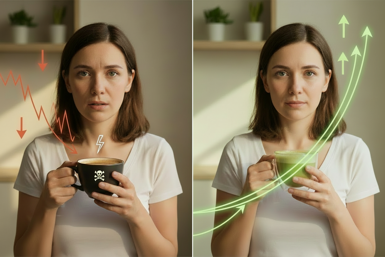 Nayora Matcha Latte – Krémes Vanília (70g)