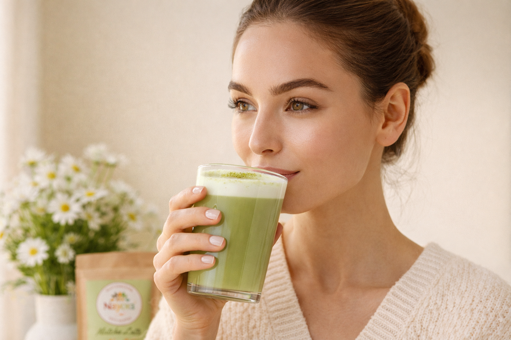 Nayora Matcha Latte – Krémes Vanília (70g)